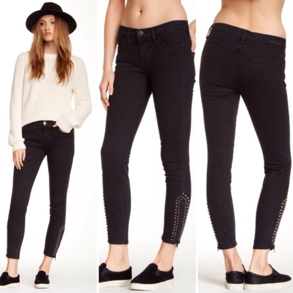 Current/Elliott Black Skinny Jeans